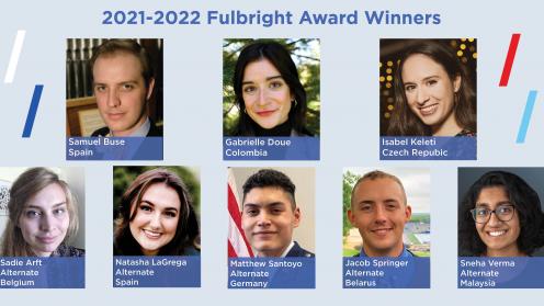 Photo of Fulbright recipients