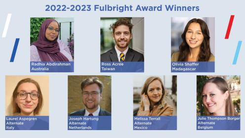 Fulbright Award Winner Photos